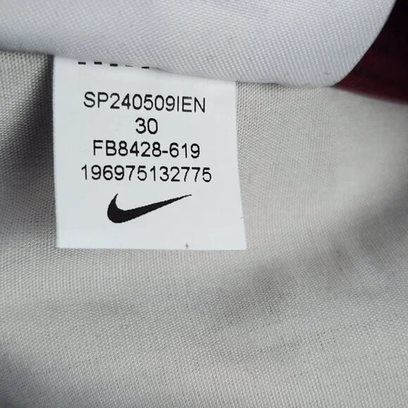 Nike Pants Men 30 Burgundy Red SB Ripstop Skateboarding Straight Fit (30x31) NWT